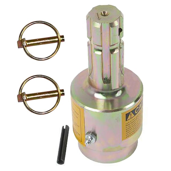 Aic Replacement Parts PTO Over Running Coupler 540 RPM Slip Over Run Clutch 1-3/8 Male 1-3/8 Female KT-HIM30-0001 - main